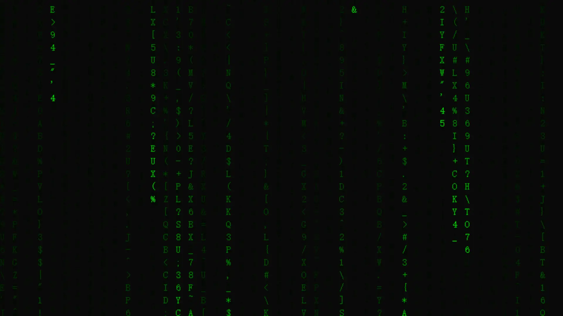 Matrix Theme Preview - Suitable for presentations, eye protection, and OLED screen protectors
